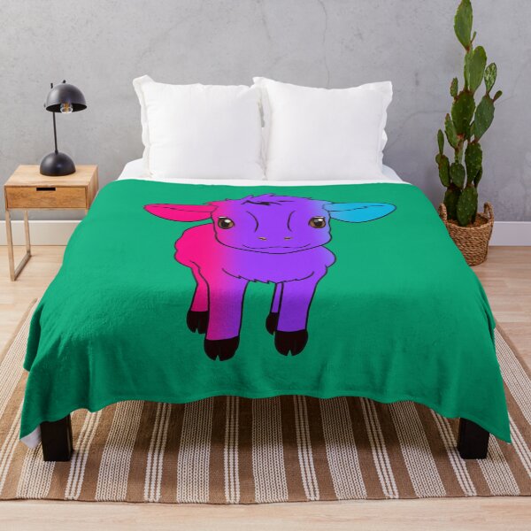 Item preview, Cute Androgynous Pride Flag Cow, Kawaii Androgynous Pride Design designed and sold by Travelslightly.