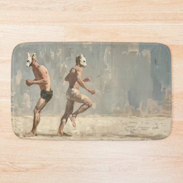 Item preview, Men Dancing in Desert With Fox Masks designed and sold by high-noon-moon.