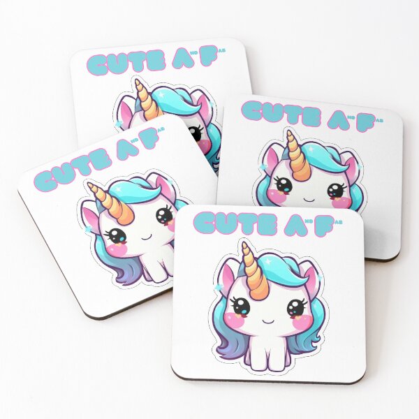 Item preview, Unicorn Cute AF  designed and sold by TorraCreative.