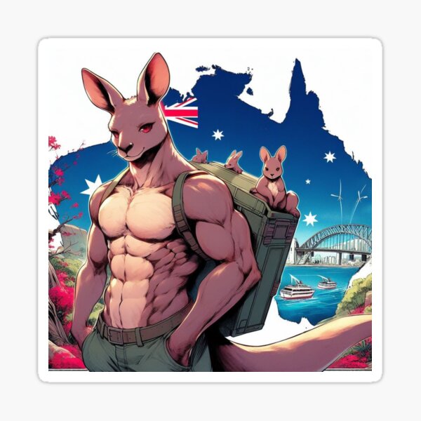 Item preview, Kangaroo designed and sold by xadamnft.