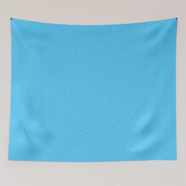 Item preview, Chicken wire blender design -vibrant light blue designed and sold by SCdesignqld.