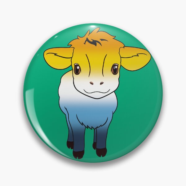 Item preview, Cute AroAce Pride Flag Cow, Kawaii AroAce Pride Design designed and sold by Travelslightly.