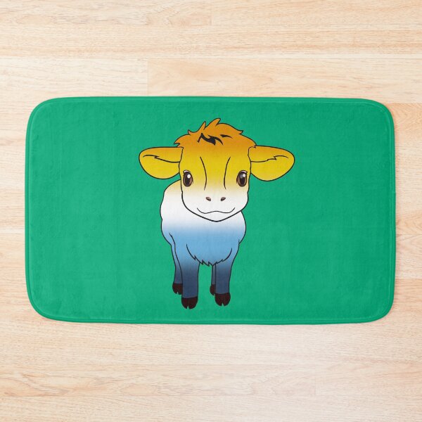 Item preview, Cute AroAce Pride Flag Cow, Kawaii AroAce Pride Design designed and sold by Travelslightly.