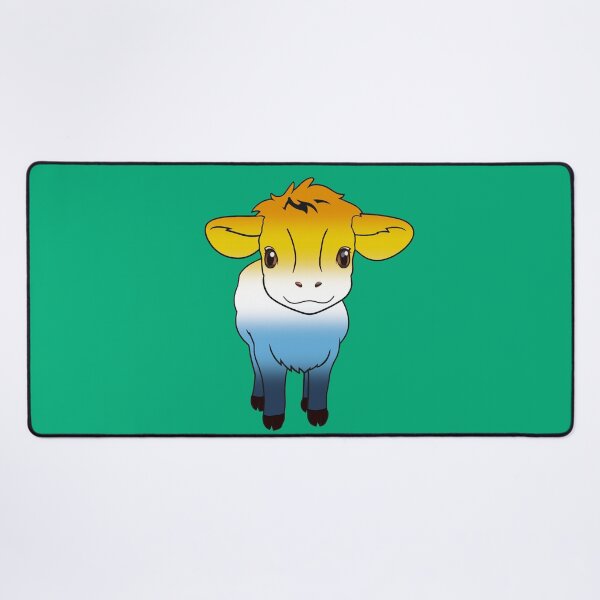 Item preview, Cute AroAce Pride Flag Cow, Kawaii AroAce Pride Design designed and sold by Travelslightly.
