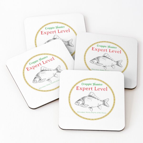 Item preview, Crappie Hunter Expert Level Education Murky Bayou Fishing  designed and sold by sassycrawfish.