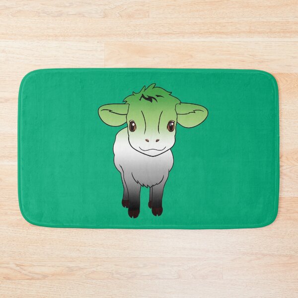 Item preview, Cute Aromantic Pride Flag Cow, Kawaii Aromantic Pride Design designed and sold by Travelslightly.