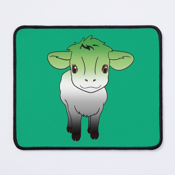Item preview, Cute Aromantic Pride Flag Cow, Kawaii Aromantic Pride Design designed and sold by Travelslightly.