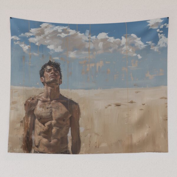 Item preview, Man in Desert designed and sold by high-noon-moon.