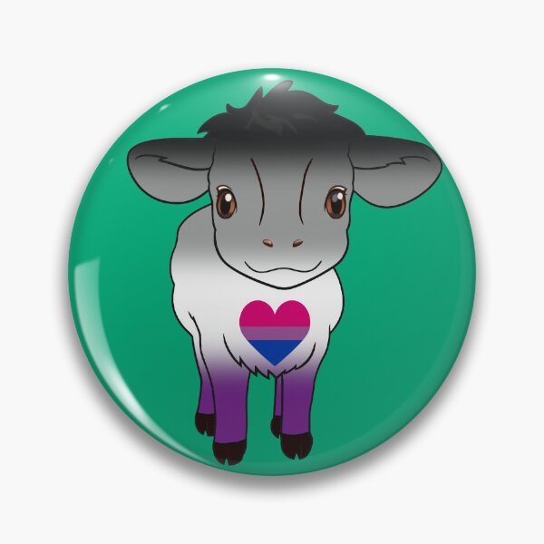 Item preview, Cute Asexual Biromantic Pride Flag Cow, Kawaii Ace Biromantic Pride Design designed and sold by Travelslightly.