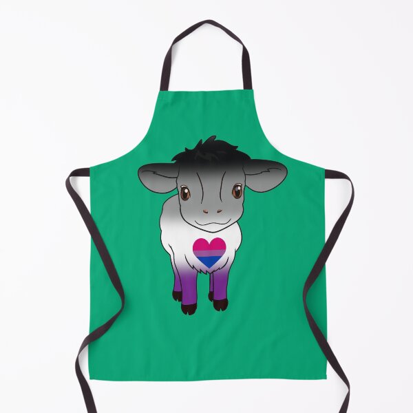 Item preview, Cute Asexual Biromantic Pride Flag Cow, Kawaii Ace Biromantic Pride Design designed and sold by Travelslightly.