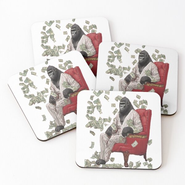 Item preview, gorilla and dollars cool design, money lovers designed and sold by Hanebs.