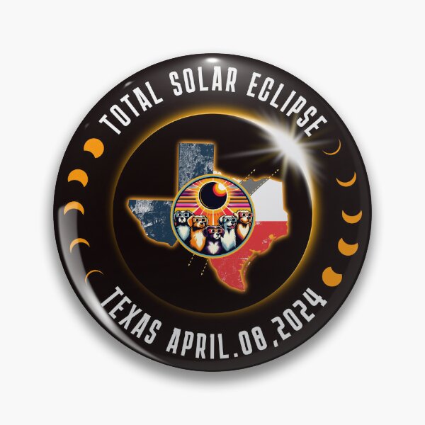 Item preview, Total Solar Eclipse Texas April 08 2024 with cute doggies watching solar eclipse designed and sold by JoyOfHopeStore.