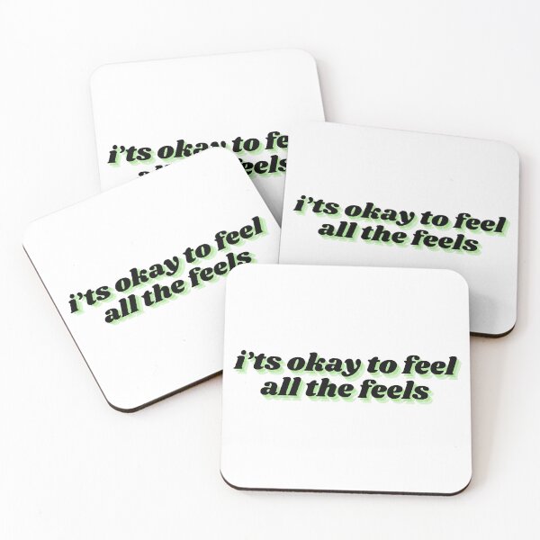 Item preview, i'ts okay to feel all the feels designed and sold by Therapy by Sen.