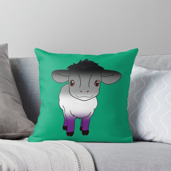 Item preview, Cute Asexual Pride Flag Cow, Kawaii Ace Pride Design designed and sold by Travelslightly.