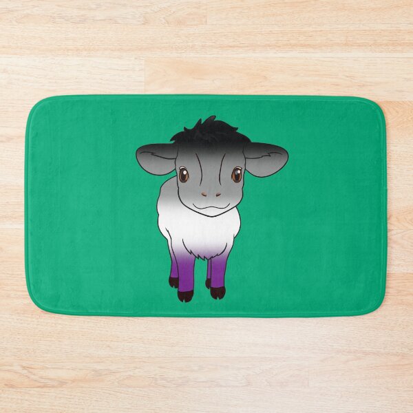 Item preview, Cute Asexual Pride Flag Cow, Kawaii Ace Pride Design designed and sold by Travelslightly.