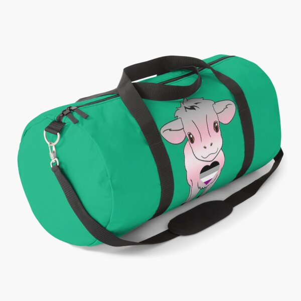 Item preview, Cute Asexual Demigirl Pride Flag Cow, Kawaii Ace Demigirl Pride Design designed and sold by Travelslightly.