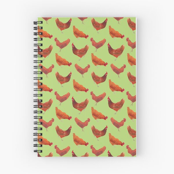 Item preview, Chickens in watercolour - green background designed and sold by SCdesignqld.