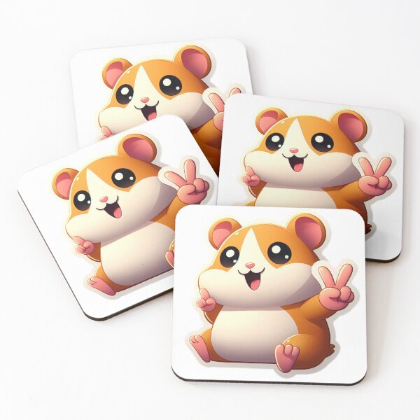 Item preview, Cute Hamster Making The Peace Sign  designed and sold by ZAIKY DREAMS.