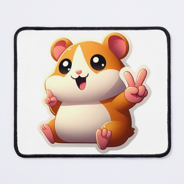 Item preview, Cute Hamster Making The Peace Sign designed and sold by ZAIKY DREAMS.