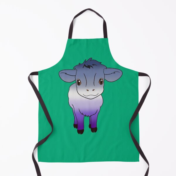 Item preview, Cute Butch Pride Flag Cow, Kawaii Butch Pride Design designed and sold by Travelslightly.