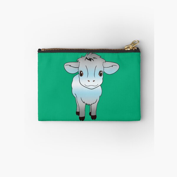 Item preview, Cute Demiboy Pride Flag Cow, Kawaii Demiboy Pride Design designed and sold by Travelslightly.