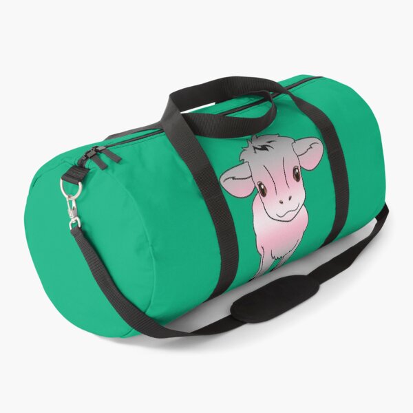Item preview, Cute Demigirl Pride Flag Cow, Kawaii Demigirl Pride Design designed and sold by Travelslightly.