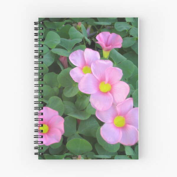 Item preview, Shamrocks with Pink and Yellow Flowers designed and sold by JoyousArt4u.