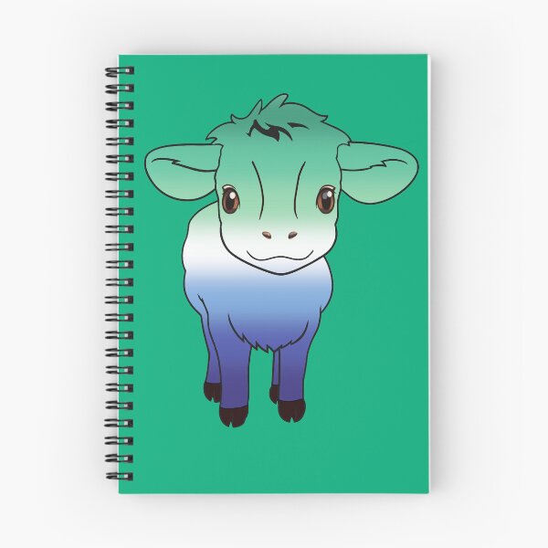 Item preview, Cute Gay MLM Pride Flag Cow, Kawaii MLM Pride Design designed and sold by Travelslightly.