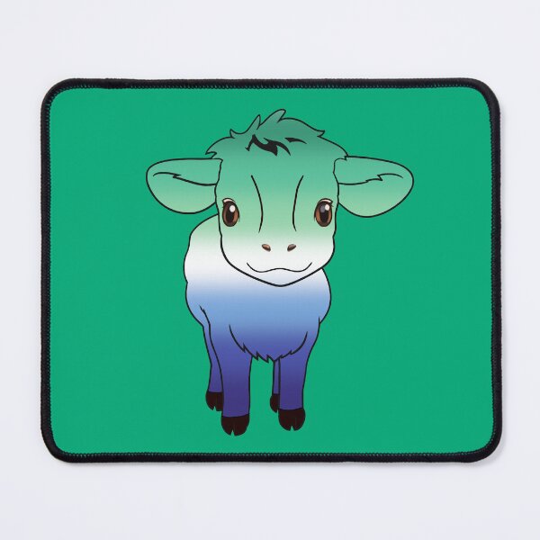 Item preview, Cute Gay MLM Pride Flag Cow, Kawaii MLM Pride Design designed and sold by Travelslightly.