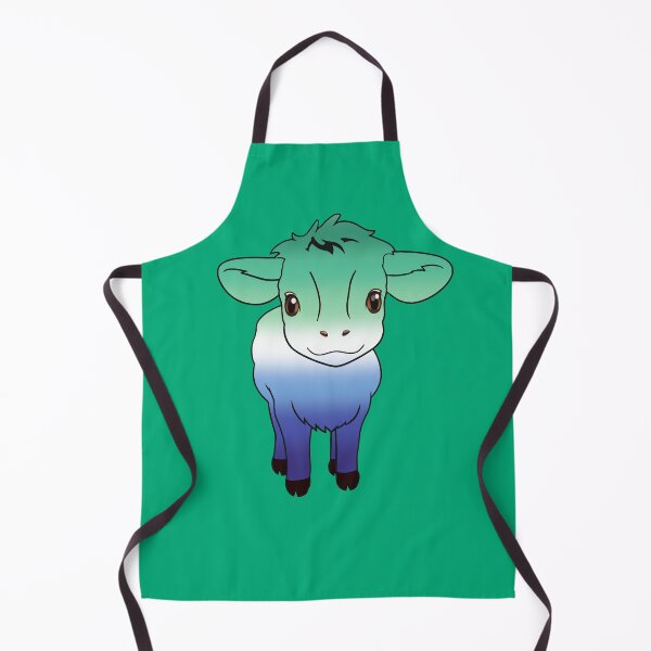 Item preview, Cute Gay MLM Pride Flag Cow, Kawaii MLM Pride Design designed and sold by Travelslightly.