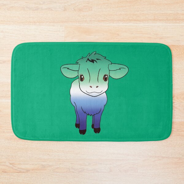 Item preview, Cute Gay MLM Pride Flag Cow, Kawaii MLM Pride Design designed and sold by Travelslightly.