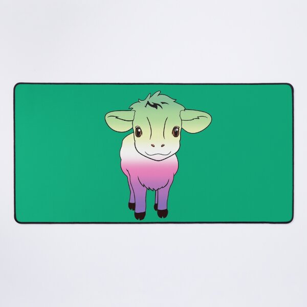 Item preview, Cute Genderfae Pride Flag Cow, Kawaii Genderdoe Pride Design, fae faer genderfaunet  designed and sold by Travelslightly.