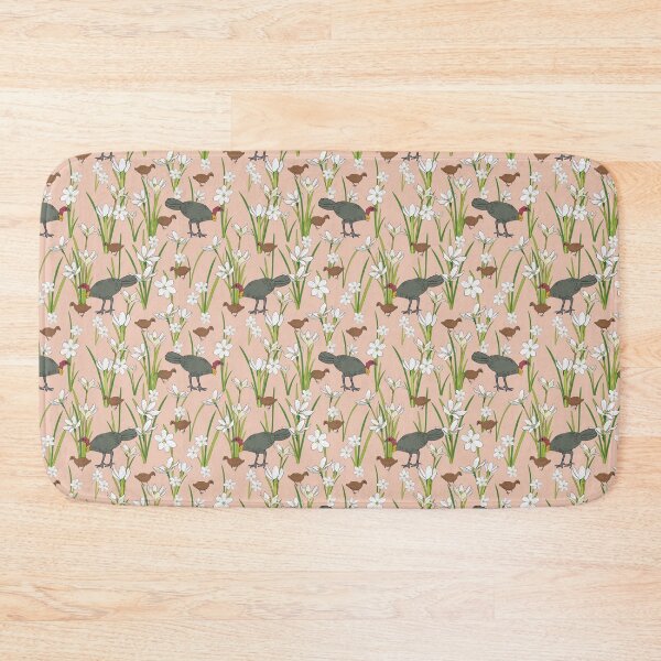 Item preview, bush turkeys in my backyard - pinky brown background designed and sold by SCdesignqld.