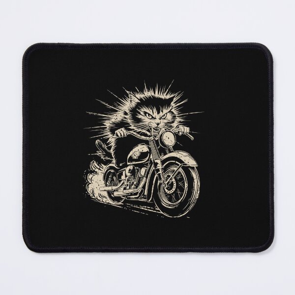 Item preview, Motorcycle Cat designed and sold by Ikibrai.