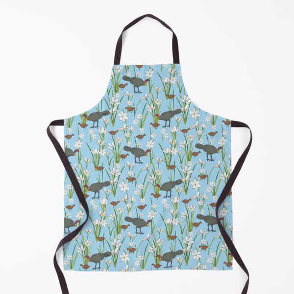 Item preview, Bush turkeys in my backyard - light blue background designed and sold by SCdesignqld.