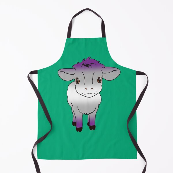 Item preview, Cute Graysexual Pride Flag Cow, Kawaii Greysexual Pride Design designed and sold by Travelslightly.
