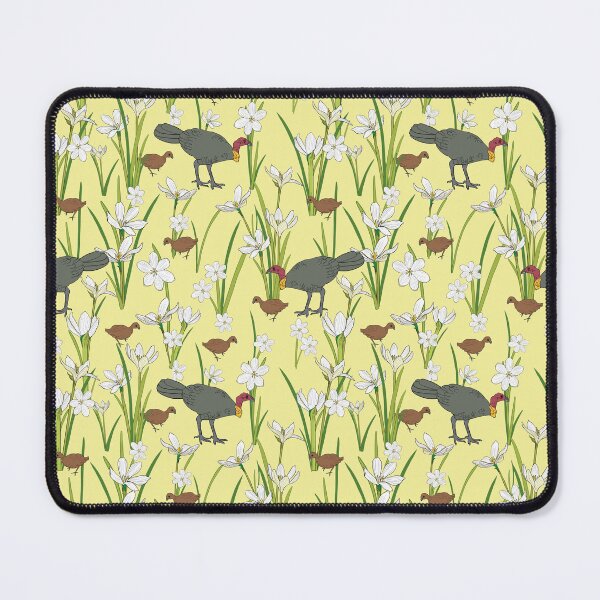 Item preview, Bush turkeys in my backyard - light yellow background designed and sold by SCdesignqld.