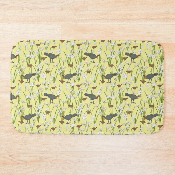 Item preview, Bush turkeys in my backyard - light yellow background designed and sold by SCdesignqld.
