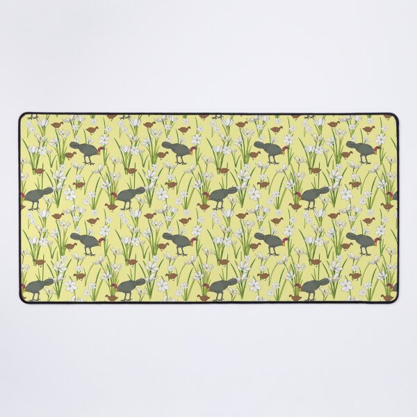 Item preview, Bush turkeys in my backyard - light yellow background designed and sold by SCdesignqld.