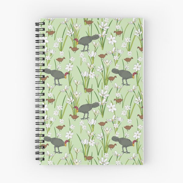 Item preview, Bush turkeys in my backyard - light green background designed and sold by SCdesignqld.