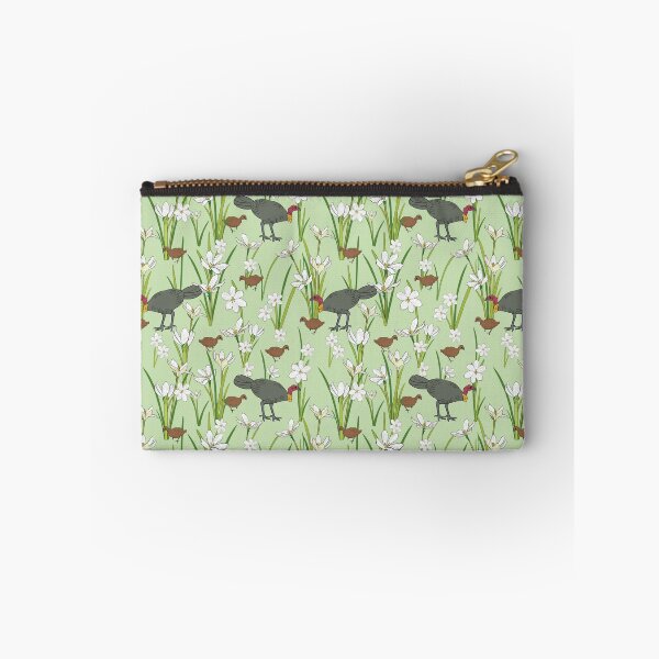 Item preview, Bush turkeys in my backyard - light green background designed and sold by SCdesignqld.