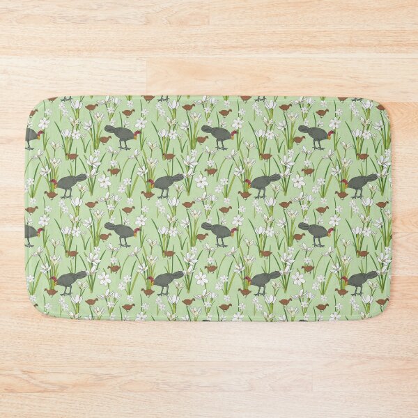 Item preview, Bush turkeys in my backyard - light green background designed and sold by SCdesignqld.
