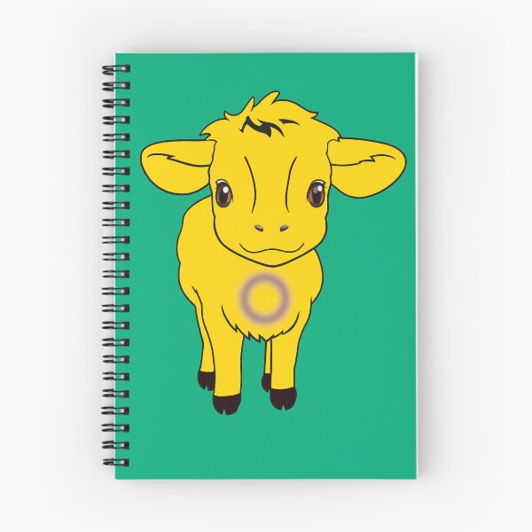 Item preview, Cute Intersex Pride Flag Cow, Kawaii Intersex Pride Design designed and sold by Travelslightly.