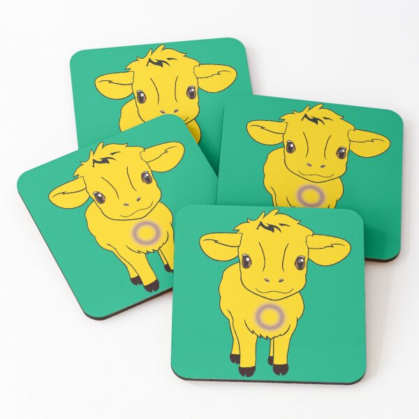 Item preview, Cute Intersex Pride Flag Cow, Kawaii Intersex Pride Design designed and sold by Travelslightly.
