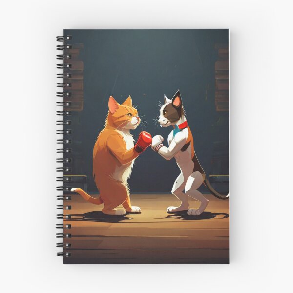 Aperçu de l'œuvre Combattez comme un chat et un chien créée et vendue par BazPiccy.