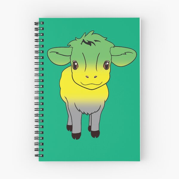 Item preview, Cute Lithromantic Pride Flag Cow, Kawaii Lithromantic Pride Design designed and sold by Travelslightly.