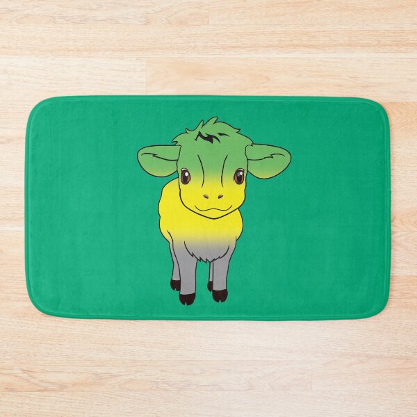 Item preview, Cute Lithromantic Pride Flag Cow, Kawaii Lithromantic Pride Design designed and sold by Travelslightly.