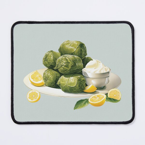 Item preview, Dolmas - Stuffed Vine Leaves With Yoghurt Dipping Sauce designed and sold by Alicia Chee.
