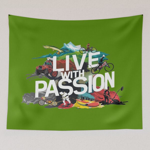 Item preview, ' Live with Passion ' watercolor designed and sold by Tomasz  Siennicki.