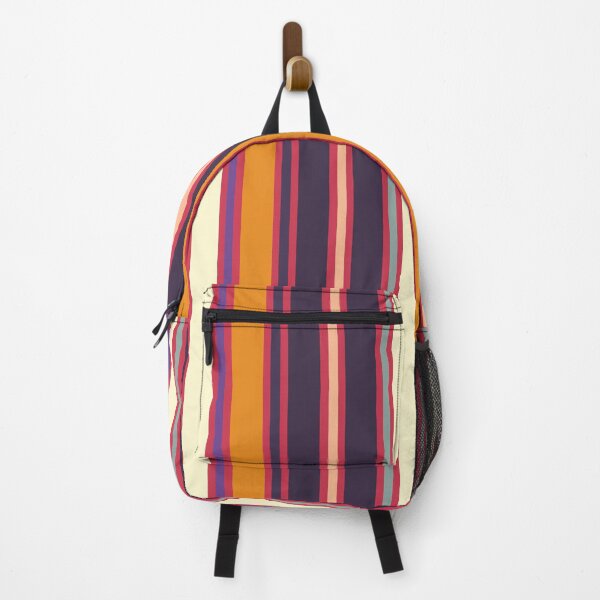 Item preview, Sunset Purple and Orange Stripes Pattern designed and sold by patternsoup.